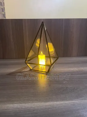 Modern Pyramid Candle Holders
