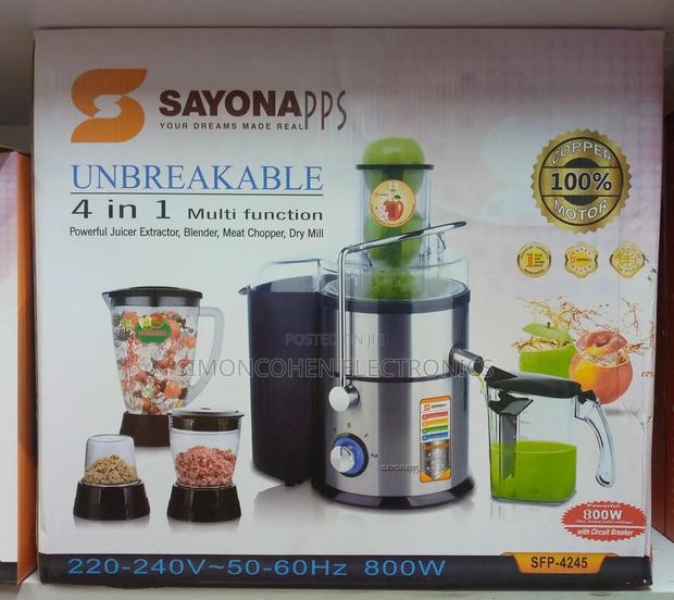 4in1 Juicer,Blender Meat Chopper and Grinder
1.6 LTRS Blender Jar