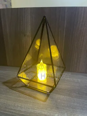 Modern Pyramid Candle Holders