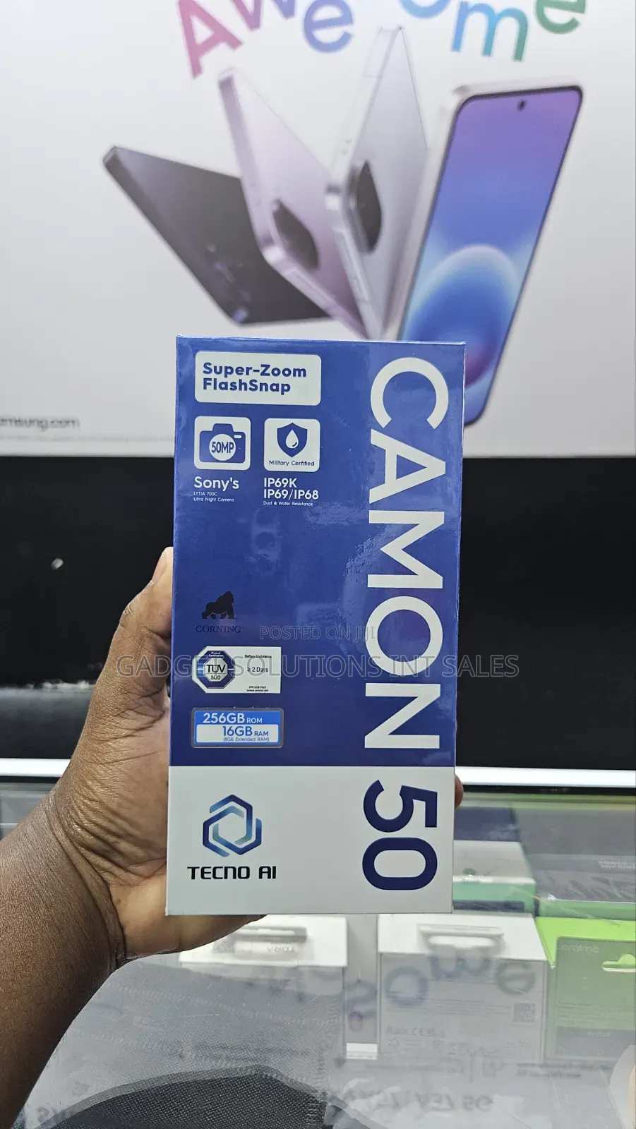 New Tecno Camon 50 256 GB Green