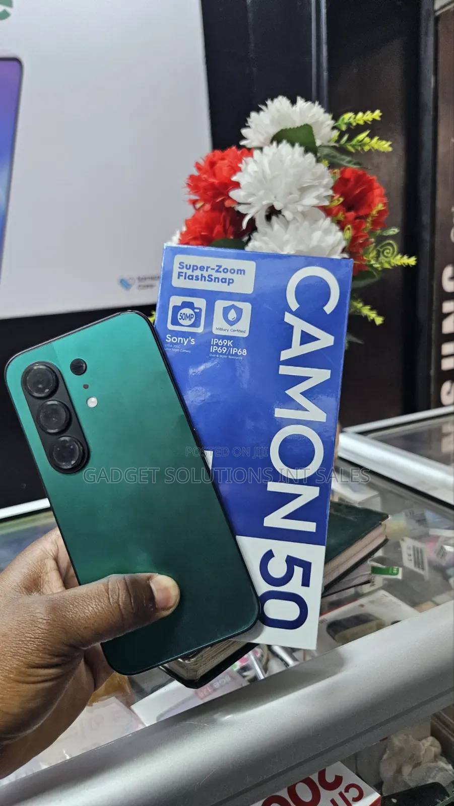New Tecno Camon 50 256 GB Green