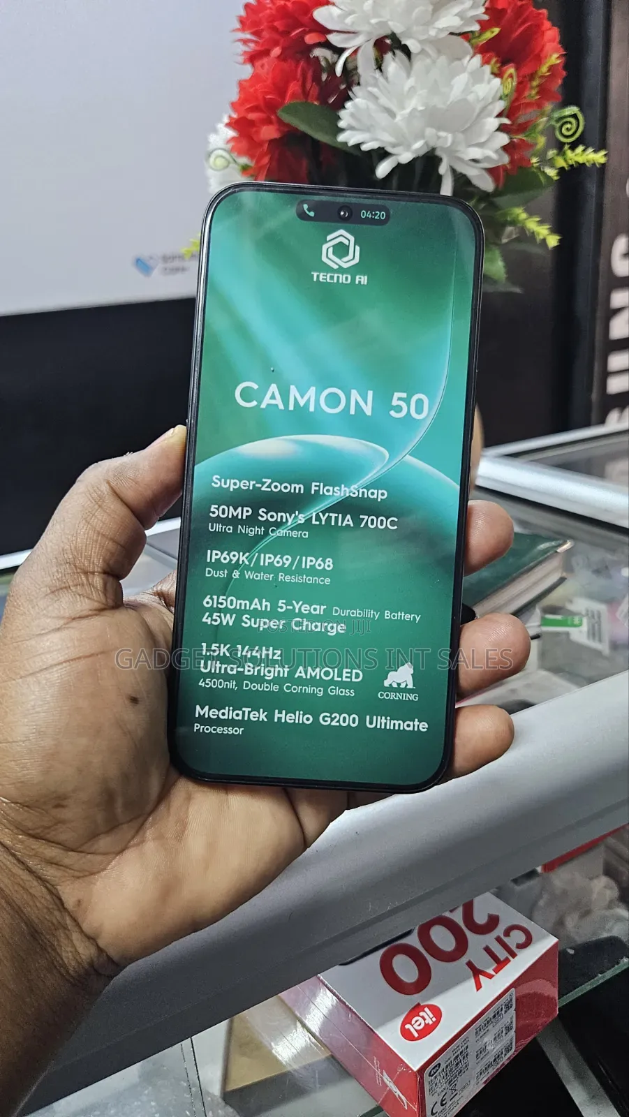 New Tecno Camon 50 256 GB Green