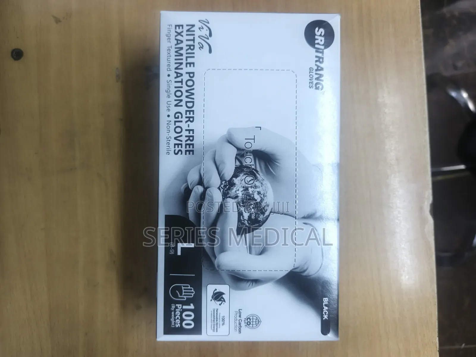 Nitrile Black Gloves