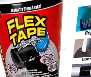 Flex Tape, a Black, Rubberized, Waterproof Adhesive Tape