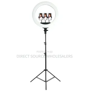 22-Inch Ring Fill Light With Adjustable Tripod Stand.