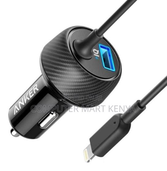 Anker Powerdrive 2 Elite With Lightning Connector Black (Car) - main view