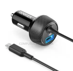 Anker Powerdrive 2 Elite With Lightning Connector Black (Car)