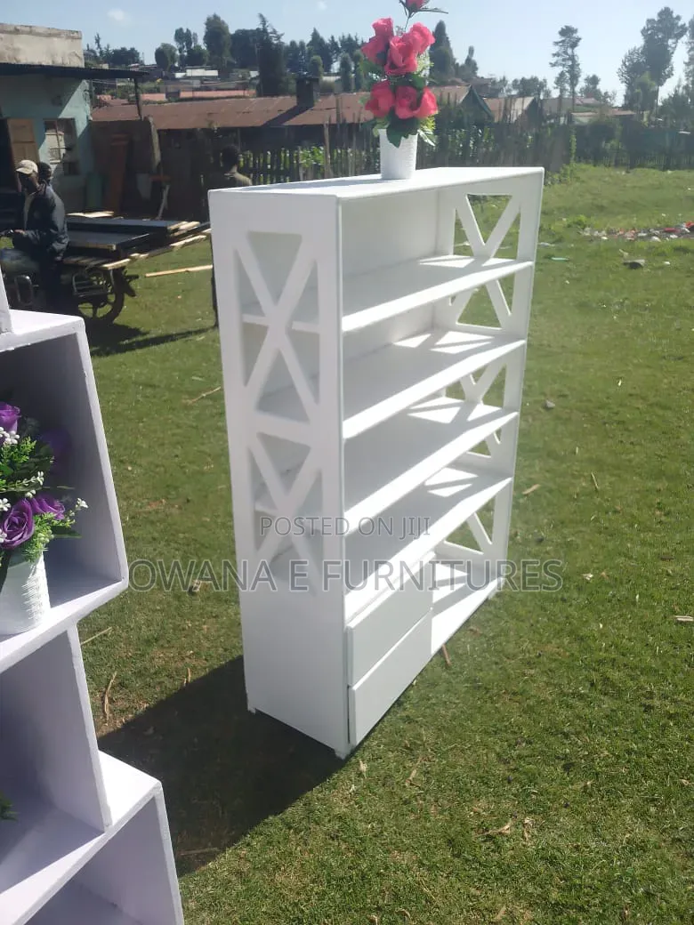 White Modern Shoe Rack