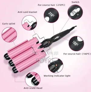 Ceramic 3 Barrel Hair Curler