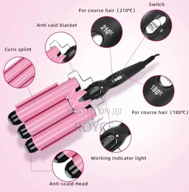 Ceramic 3 Barrel Hair Curler - thumbnail 3