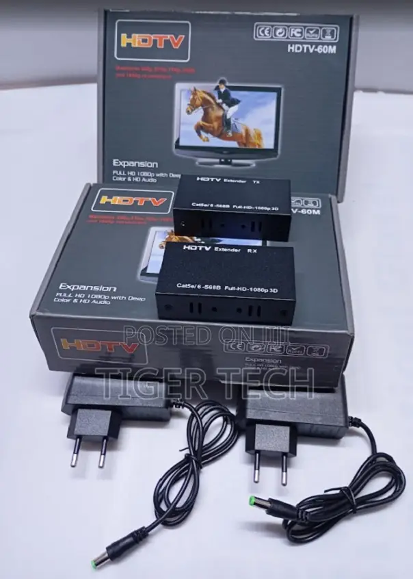 HDTV Extender 1080p 60m Transmitter Receiver High Definition Signal
