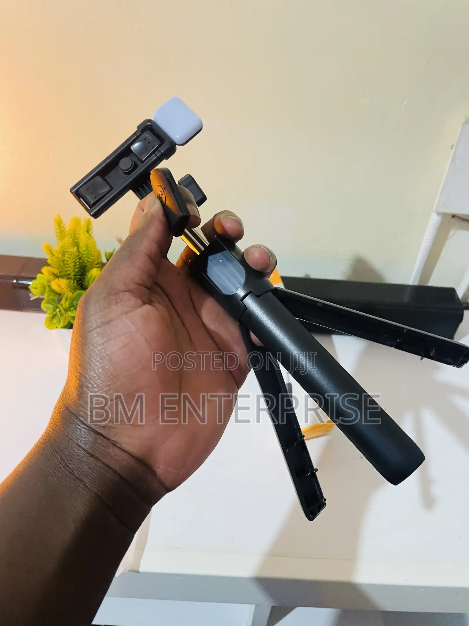 Brand New Selfie Stick With Bluetooth Shutter Led Light