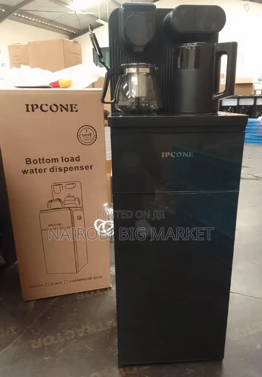 Black Ipcone A1c Hot and Cold Bottom Load Water Dispenser