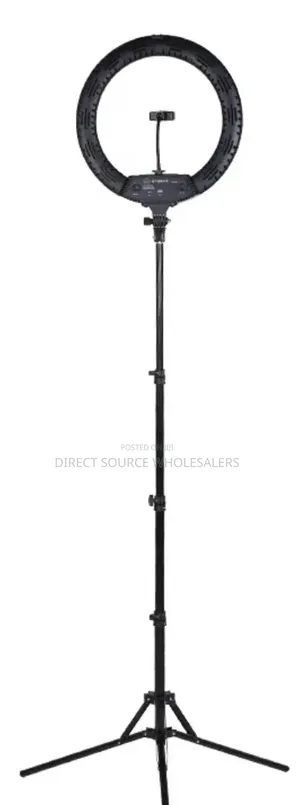 Portable 14 Inch Led Ring Light With Adjustable Stand