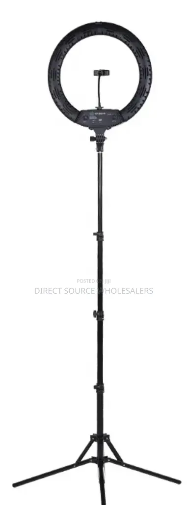 Portable 14 Inch Led Ring Light With Adjustable Stand