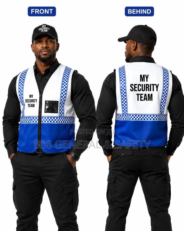Reflector Jacket ( White/Blue Reflector Jacket)