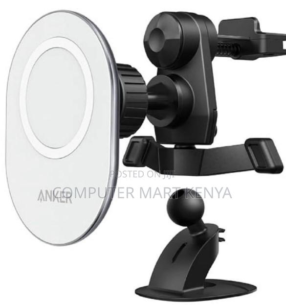 Anker Powerwave Magnetic Charging Car Mount Black+White(Car)