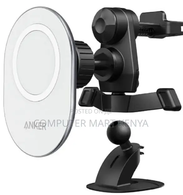 Anker Powerwave Magnetic Charging Car Mount Black+White(Car)