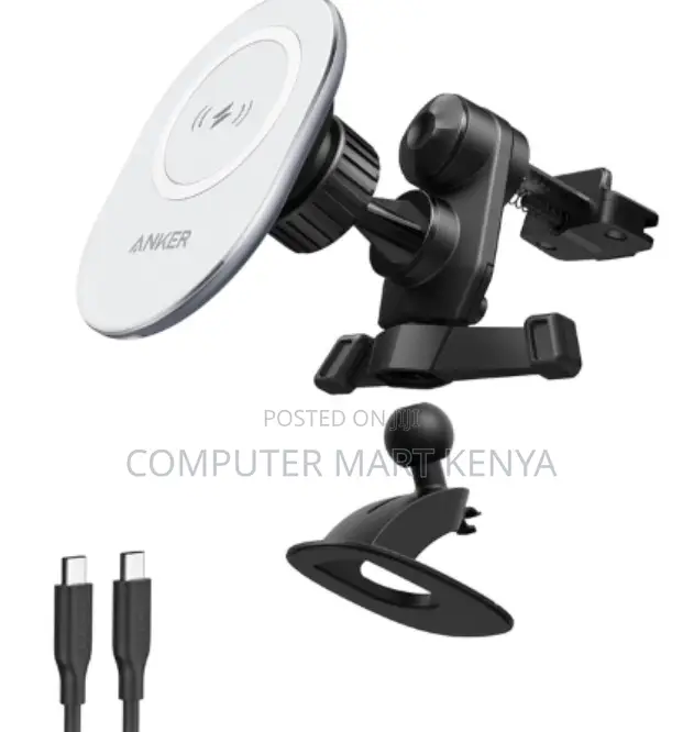 Anker Powerwave Magnetic Charging Car Mount Black+White(Car)