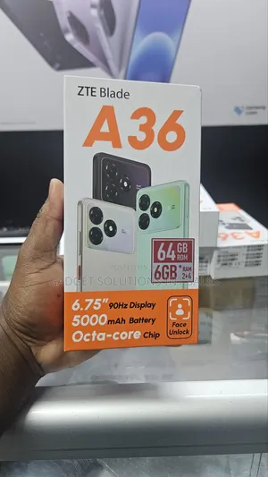 New ZTE Blade A36 64 GB Black