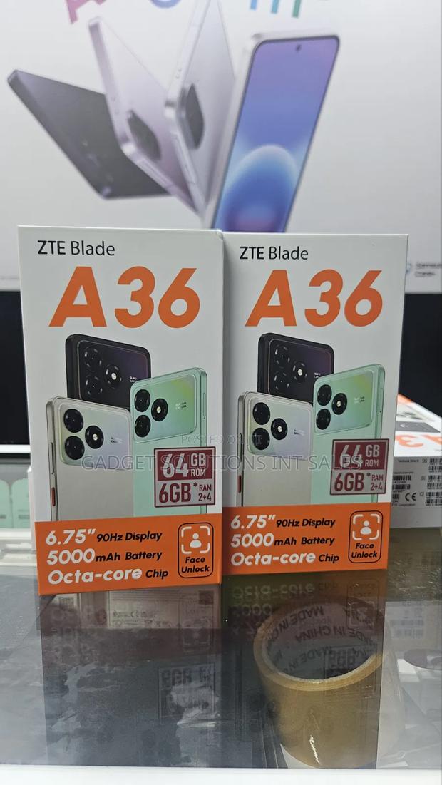 New ZTE Blade A36 64 GB Black - thumbnail 2