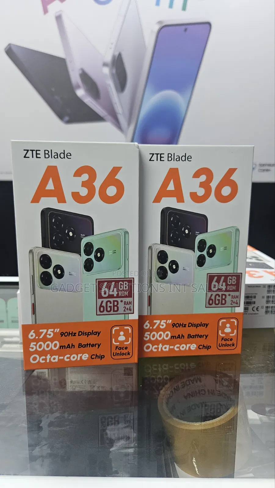 New ZTE Blade A36 64 GB Black