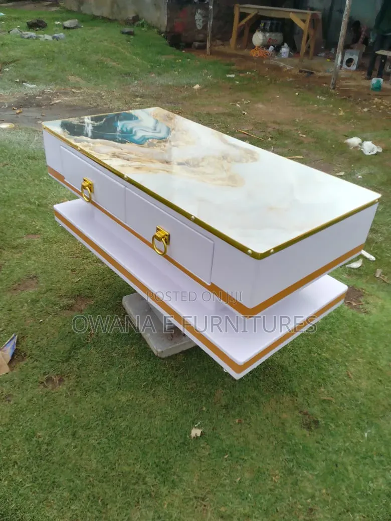 White Marble Coffee Table
