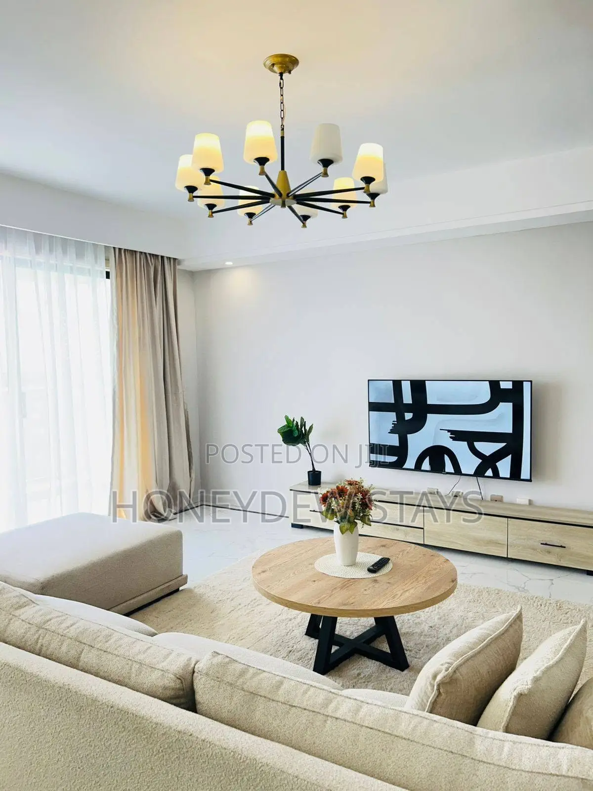 Furnished 3bdrm Apartment in Apple Tree Apartment, Hotel 67 Area