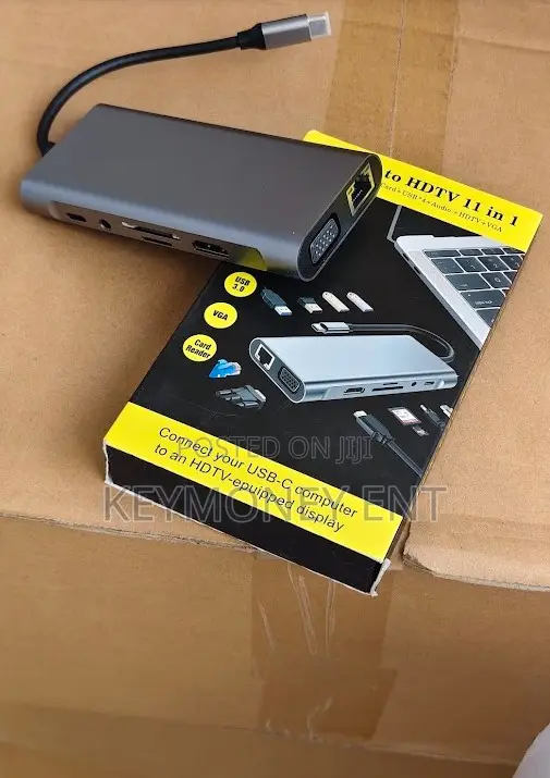 11ports Macbook Converter Type C to Hdmi Lan Usb Vga Sd Card