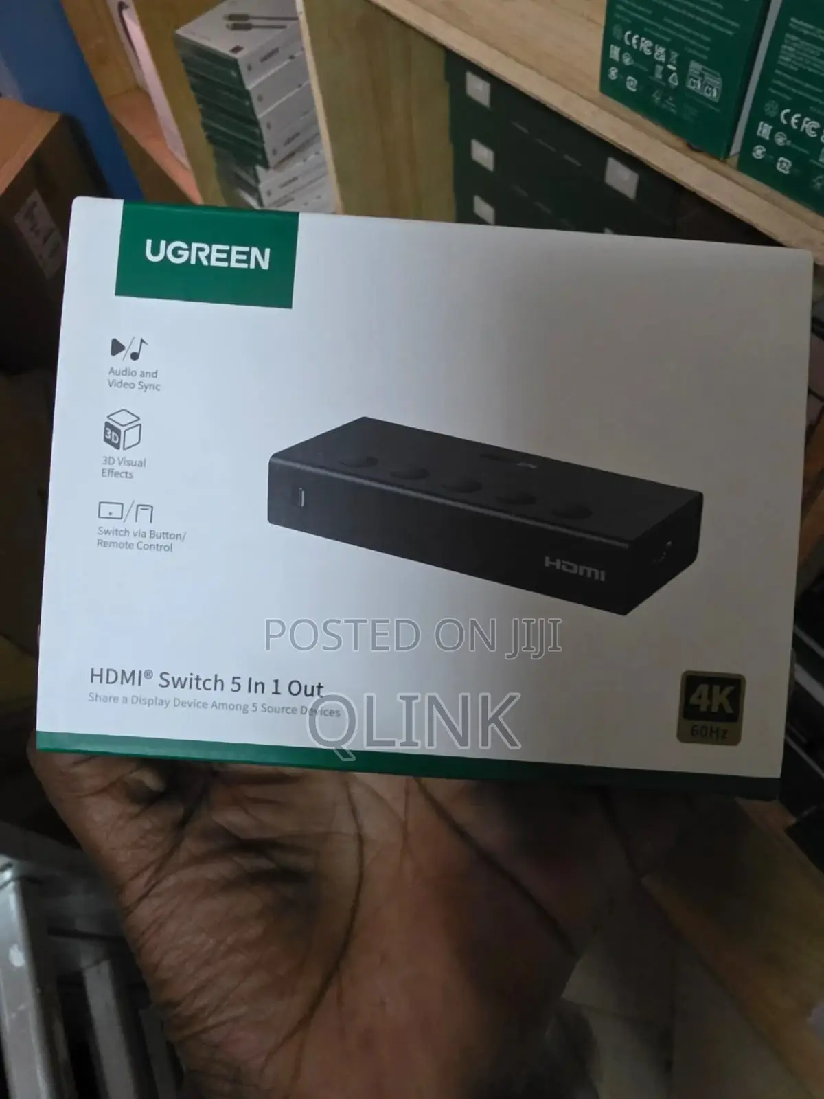 Ugreen 5-in 1-out Hdmi Switch-cm568