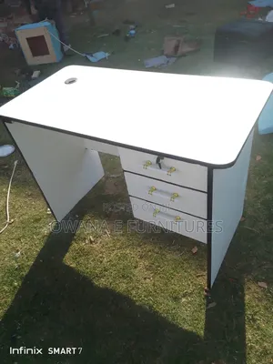 White Office Desk