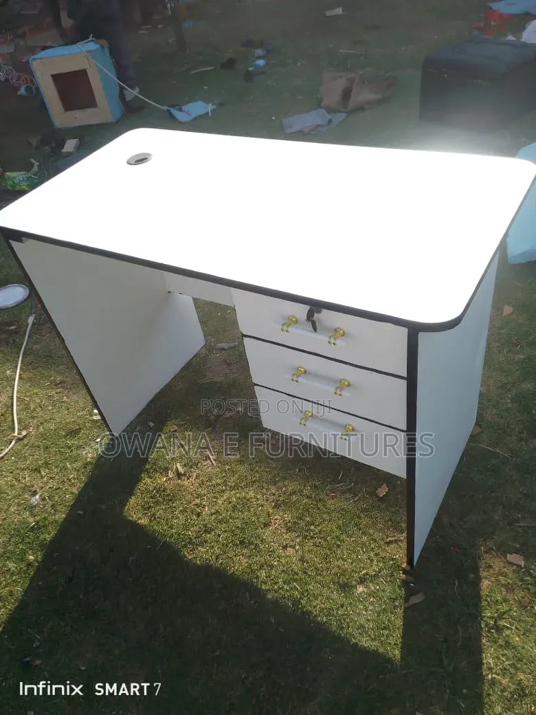 White Office Desk