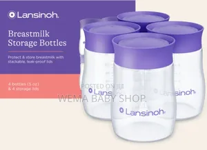 Lansinoh Breastmilk Storage Bottles/Cups Set