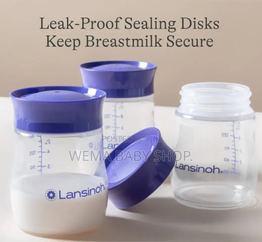 Lansinoh Breastmilk Storage Bottles/Cups Set