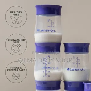 Lansinoh Breastmilk Storage Bottles/Cups Set