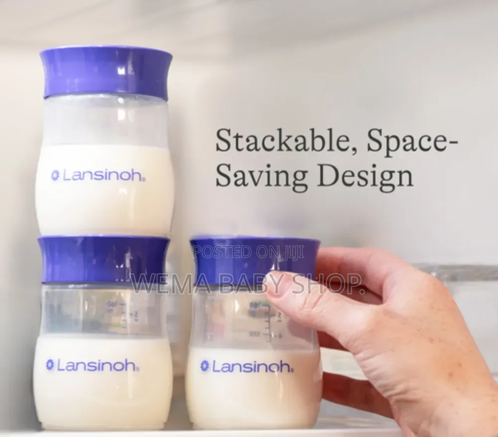 Lansinoh Breastmilk Storage Bottles/Cups Set
