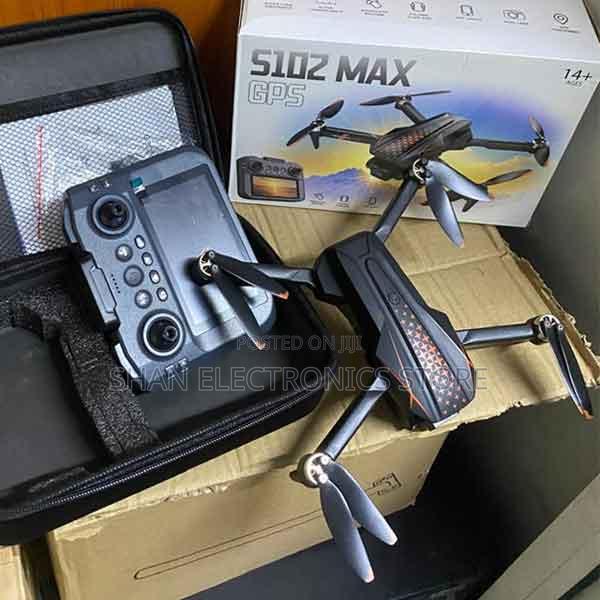 One-Key Takeoff S102 GPS Rc Quadcopter –Foldable Hd Drone for Outdoor