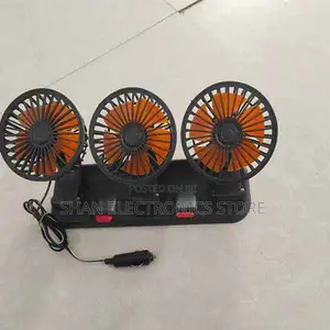 Triple Car Fan 888 Heavy Duty Vehicle Air Blower Fan – Fast Cooling