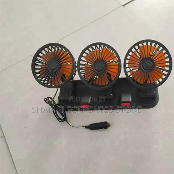 Triple Car Fan 888 Heavy Duty Vehicle Air Blower Fan – Fast Cooling
