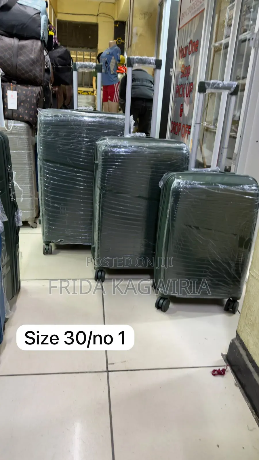 Unbreakable Rubber Suitcase 3 in 1 Size 30 ( 75cm, 69cm, 59cm)