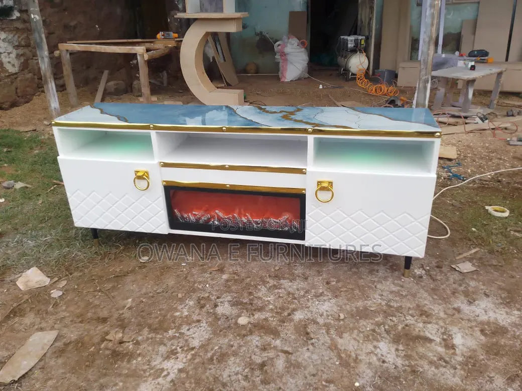 White Marble Tv Stand