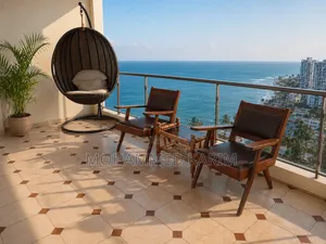 Metal Frame Swing With Cushion Plus 2 Reclined Seats