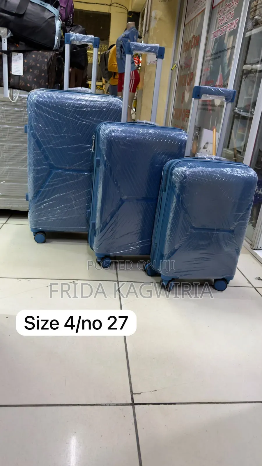 Unbreakable Rubber Suitcase Size 4/ No27 3in1 ( 63cm, 57cm, 48cm)