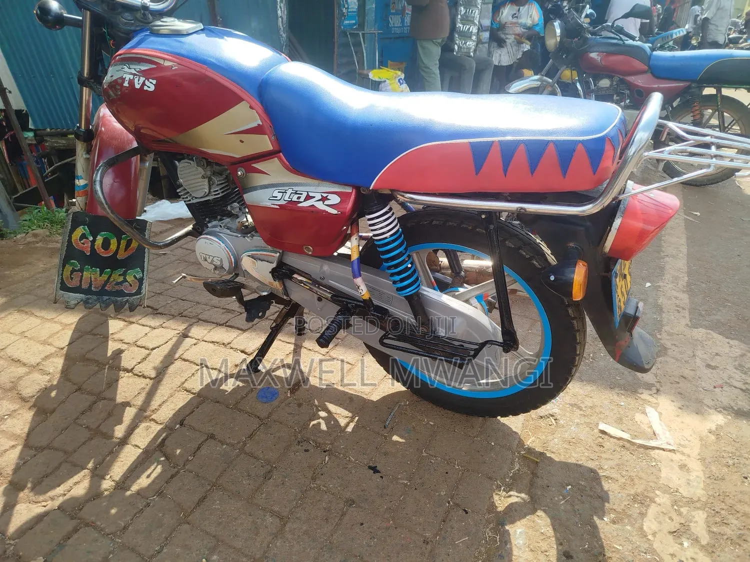 TVS XL 100 2017 Red