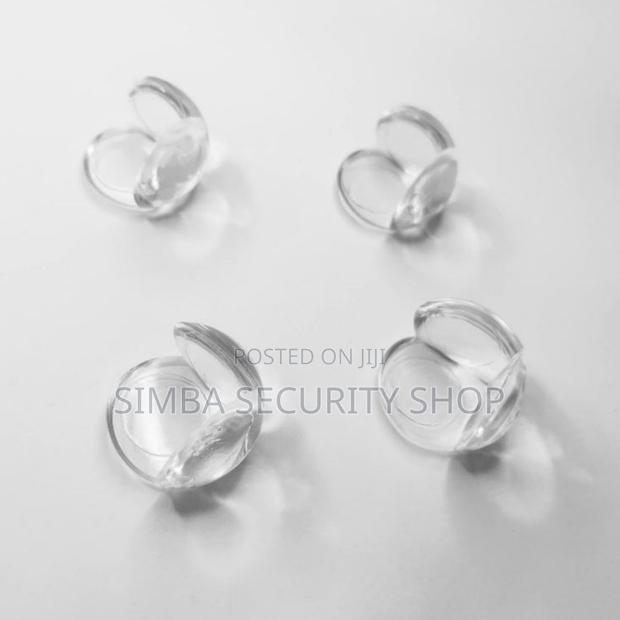 4 PCS Baby Corner Protector Round Silicone Sticker Guards Proofing - thumbnail 2