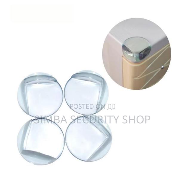 4 PCS Baby Corner Protector Round Silicone Sticker Guards Proofing - thumbnail 3