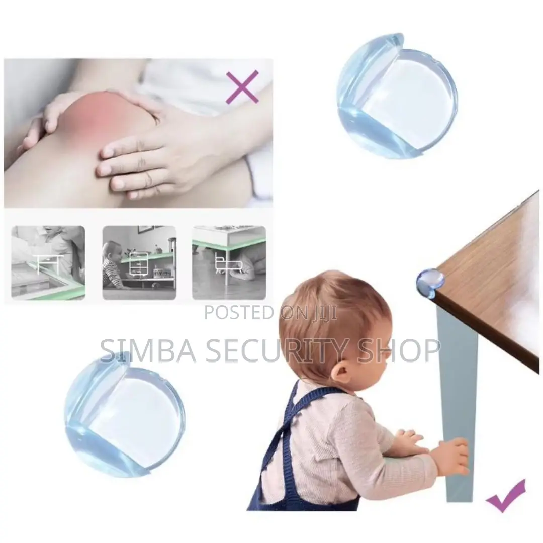 4 PCS Baby Corner Protector Round Silicone Sticker Guards Proofing
