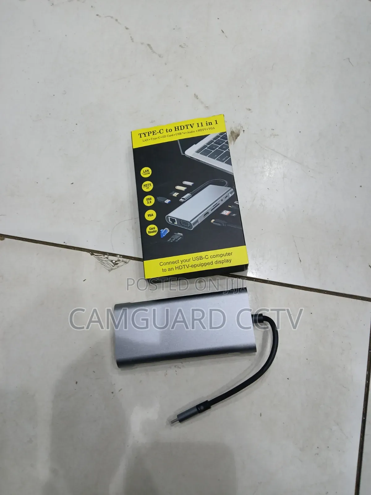 11-in-1 Type-C Adapter With Hdmi, Lan Pd Charging