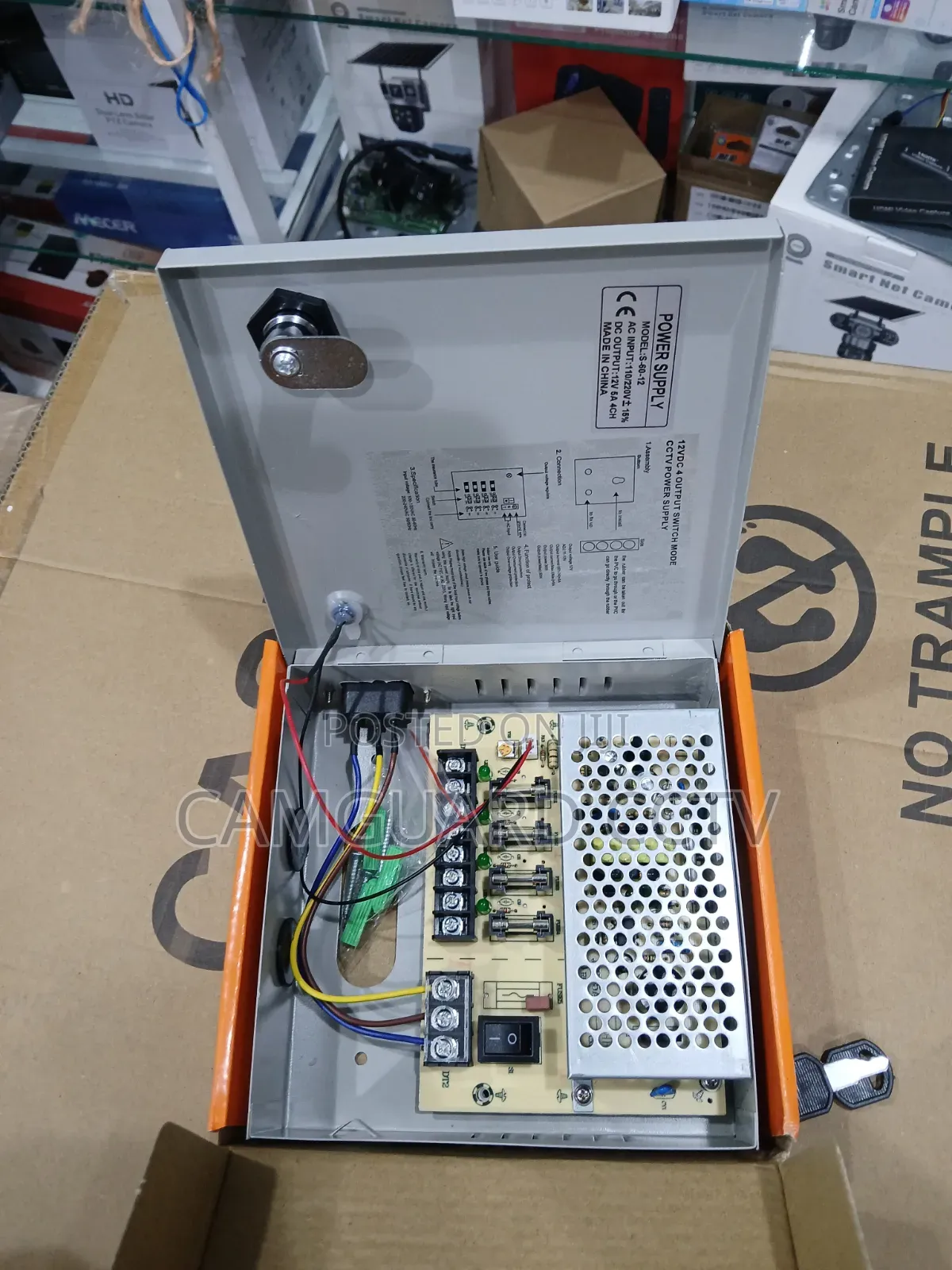 5a Cctv Closed Power Supply 12v Dc For Security Cameras