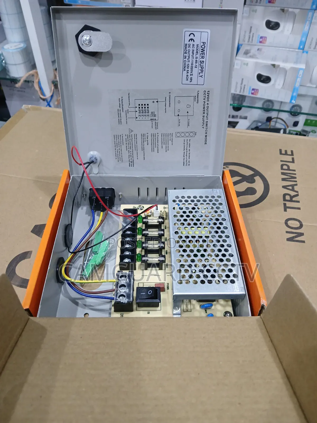 5a 12v Cctv Smps Closed Power Supply For Dvr Cameras